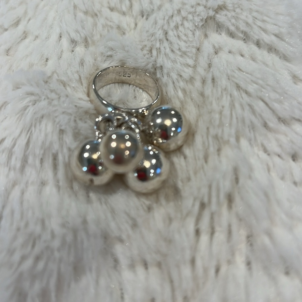 Sterling Silver Fidget Ring size 5 stamped 925 - Picture 4 of 4